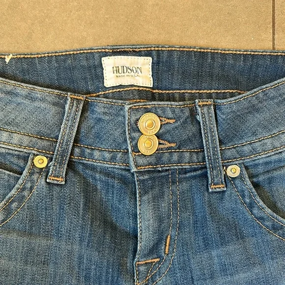 Hudson Palerme Cuffed Jean Shorts - Picture 2 of 10